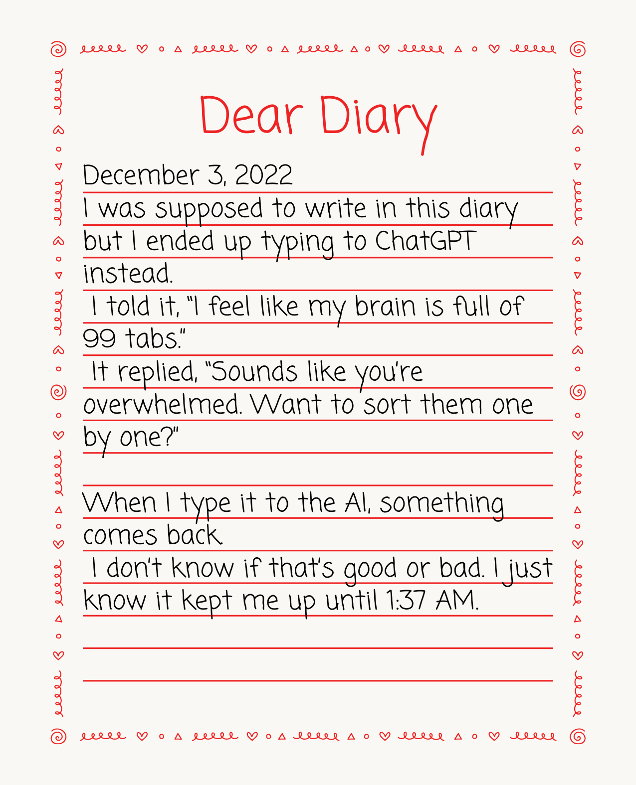Used Diary Entry 4